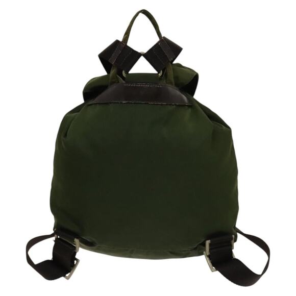 PRADA Backpack Nylon Khaki - Picture 3 of 10